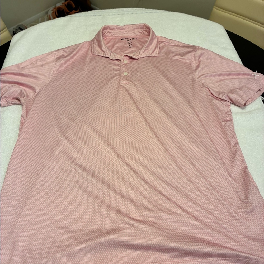 Kenneth Cole Light Pink Polo Shirt